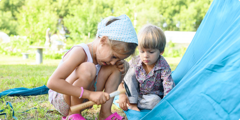 Conseils pour camper avec de jeunes enfants